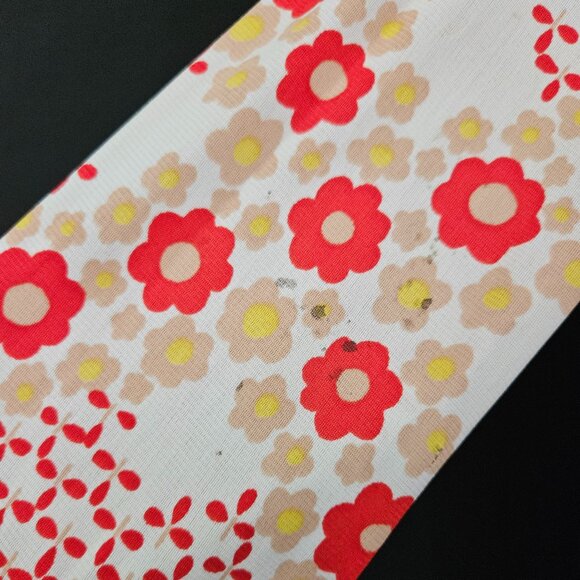 70s Shapely Flower Power Dagger Collar Long Sleeve Button Down Shirt - Picture 7 of 15